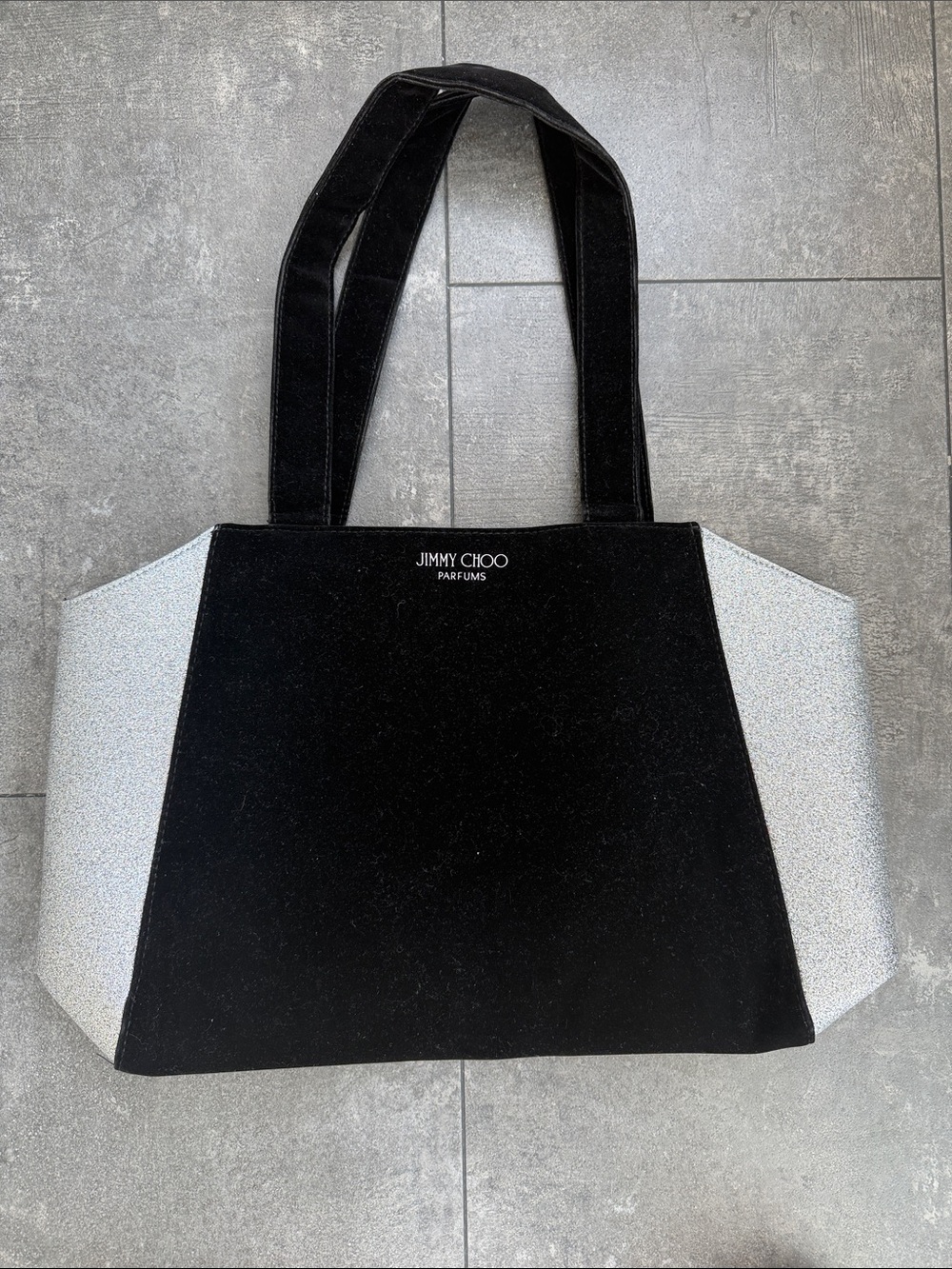 Jimmy Choo Perfume Black and Silver Tote Bag